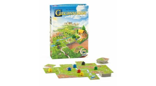 Carcassonne alapjáték (A folyó+Az apát kiegészítőkkel) Társasjáték