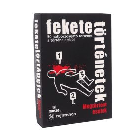   Fekete történetek: Megtörtént esetek logisztori rejtvények Társasjáték